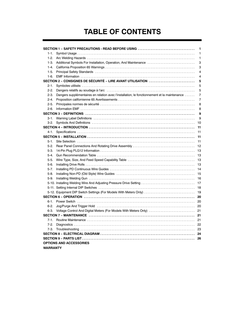 Miller Electric S-75D User Manual | Page 3 / 40