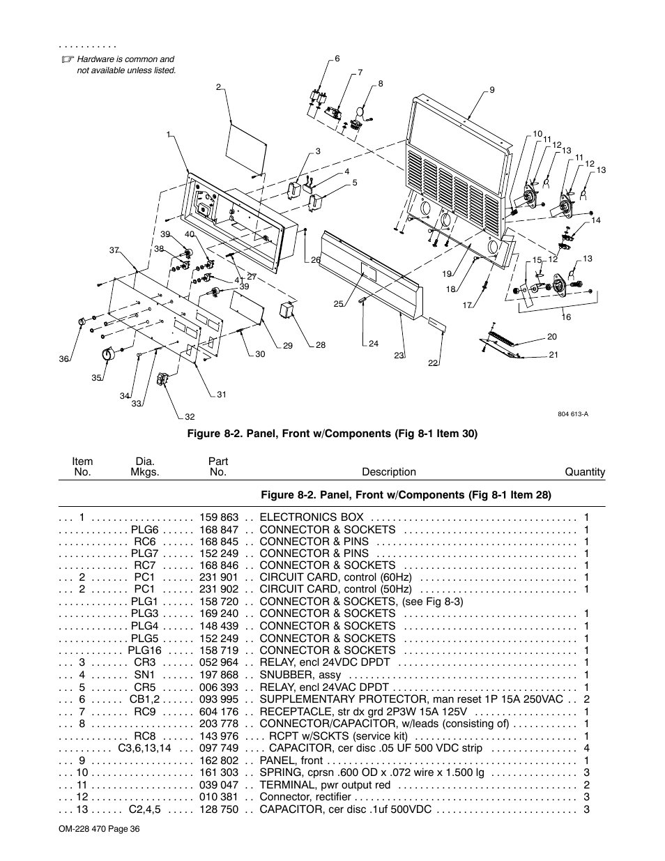 Fig 8-2 | Miller Electric 652 User Manual | Page 40 / 48