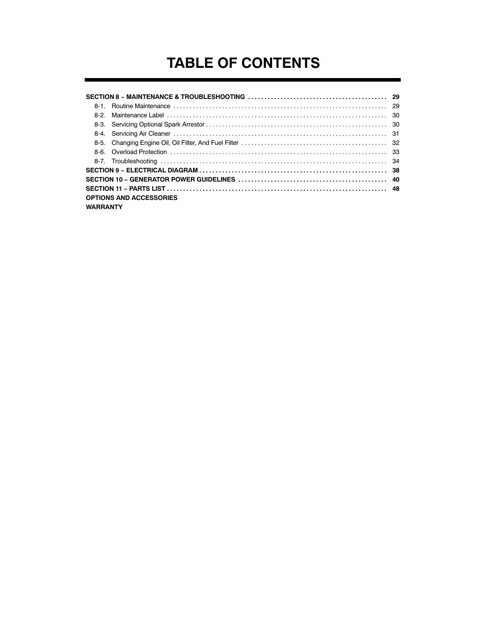 Miller Electric 301 G User Manual | Page 4 / 60