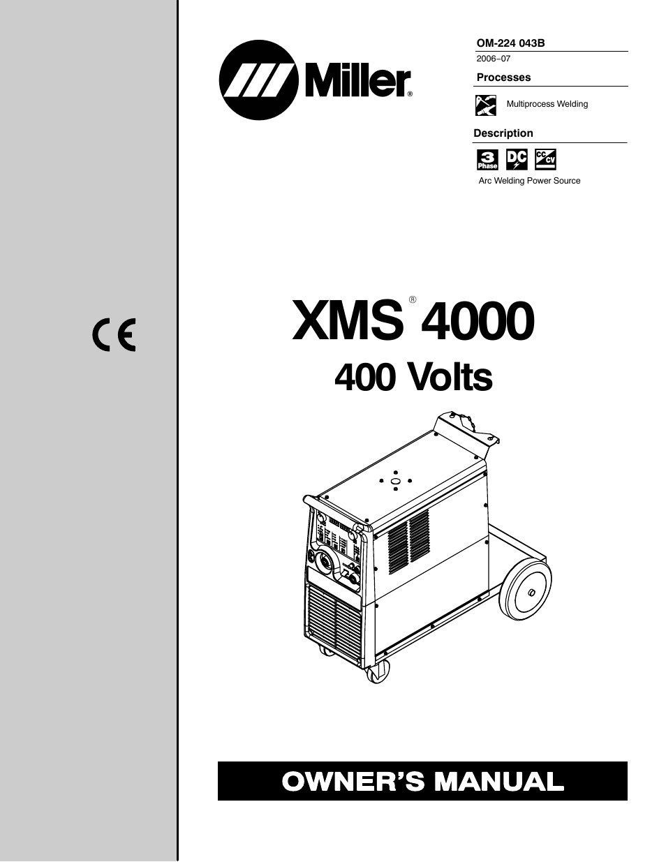 Miller Electric XMS 4000 User Manual | 40 pages