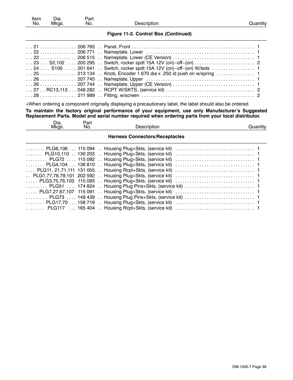 Miller Electric D-74DX User Manual | Page 43 / 48