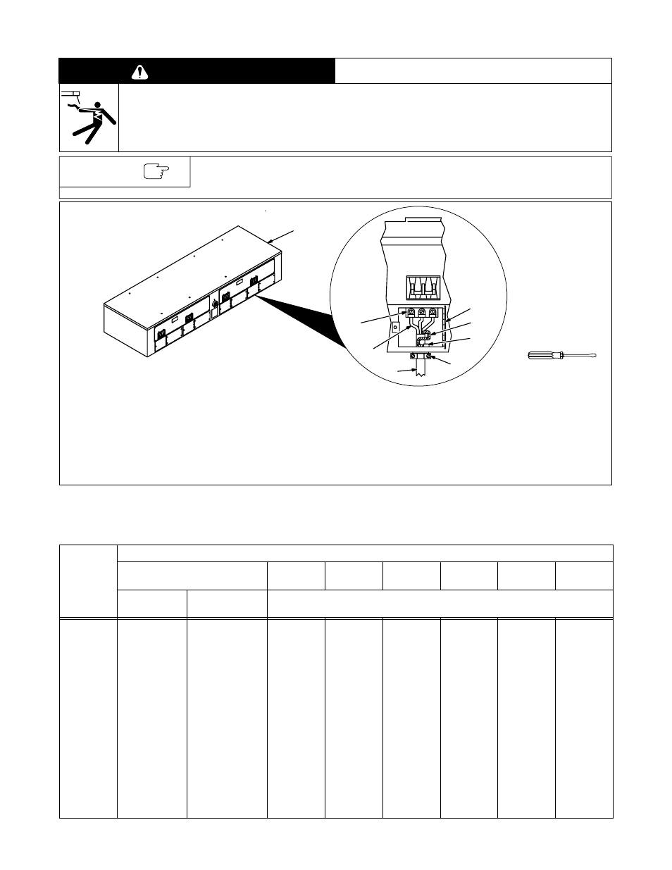 Warning, 3. welding power source input power connections | Miller Electric XMT 4-Rack User Manual | Page 11 / 24