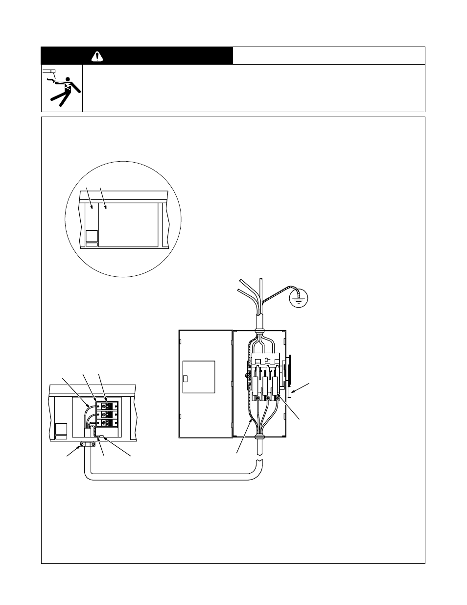 Warning, 6. connecting input power to rack | Miller Electric XMT 4-Rack User Manual | Page 14 / 24