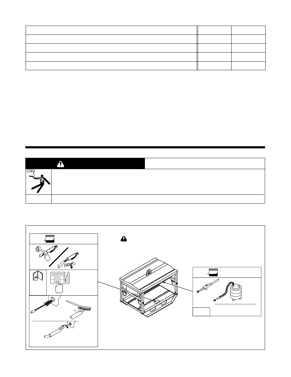 Warning, 1. routine maintenance, 6 months | 3 months | Miller Electric XMT 4-Rack User Manual | Page 15 / 24