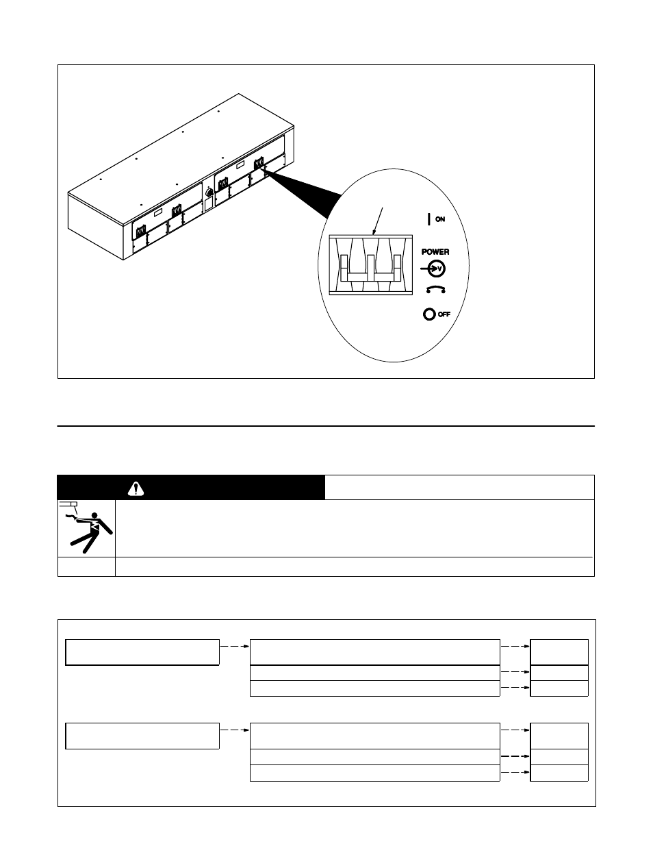 Warning, 2. overload protection, 3. troubleshooting | Miller Electric XMT 4-Rack User Manual | Page 16 / 24