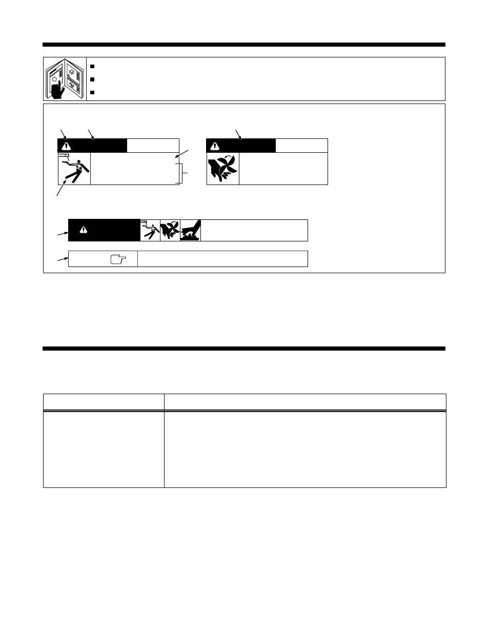 Warning, Caution | Miller Electric XMT 4-Rack User Manual | Page 9 / 24