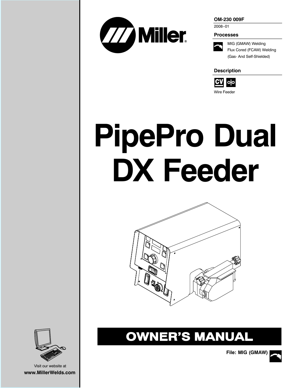 Miller Electric PipePro Dual User Manual | 48 pages
