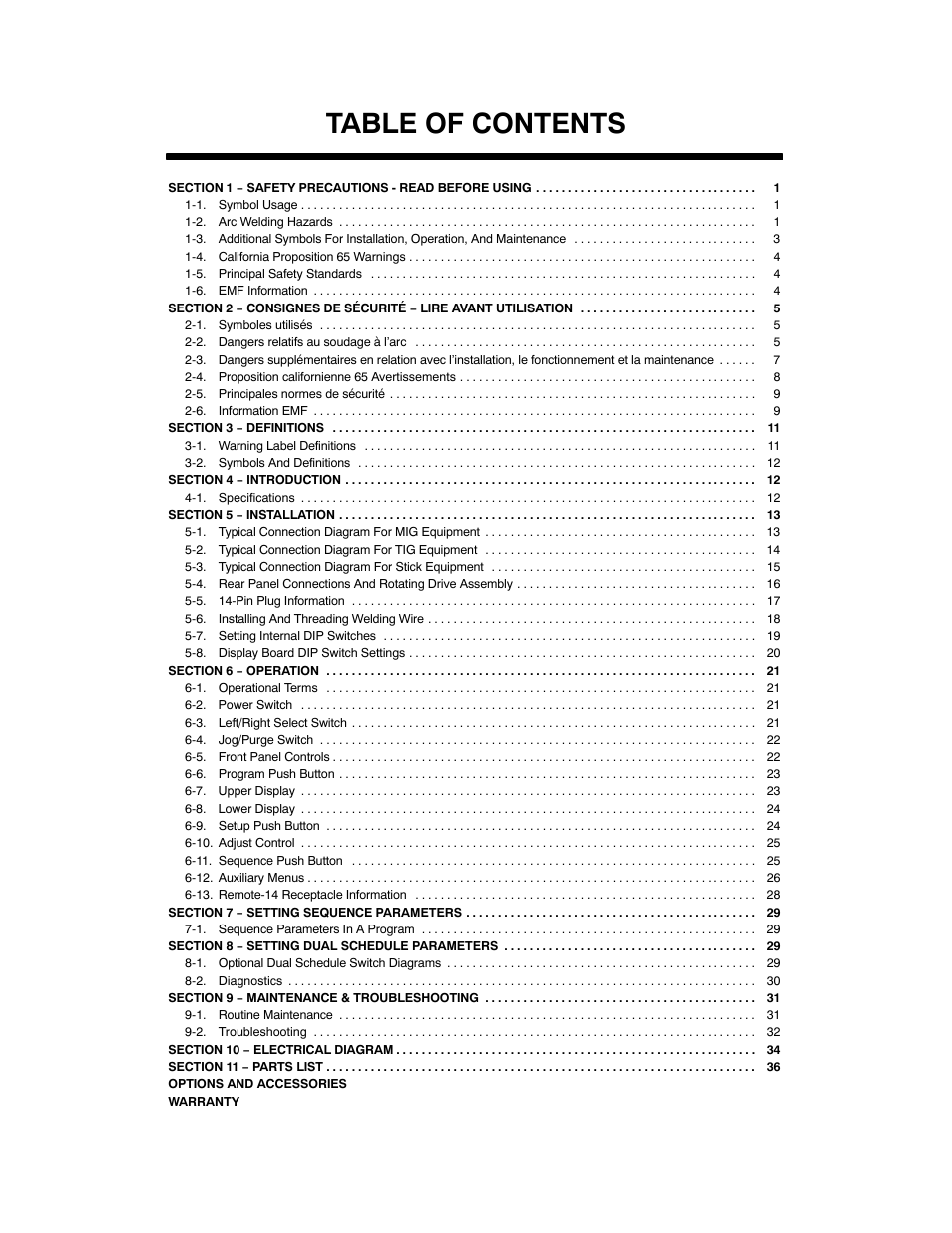 Miller Electric PipePro Dual User Manual | Page 3 / 48