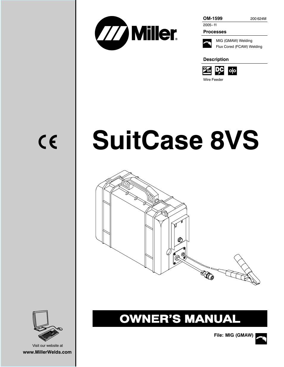 Miller Electric SuitCase 8VS User Manual | 32 pages