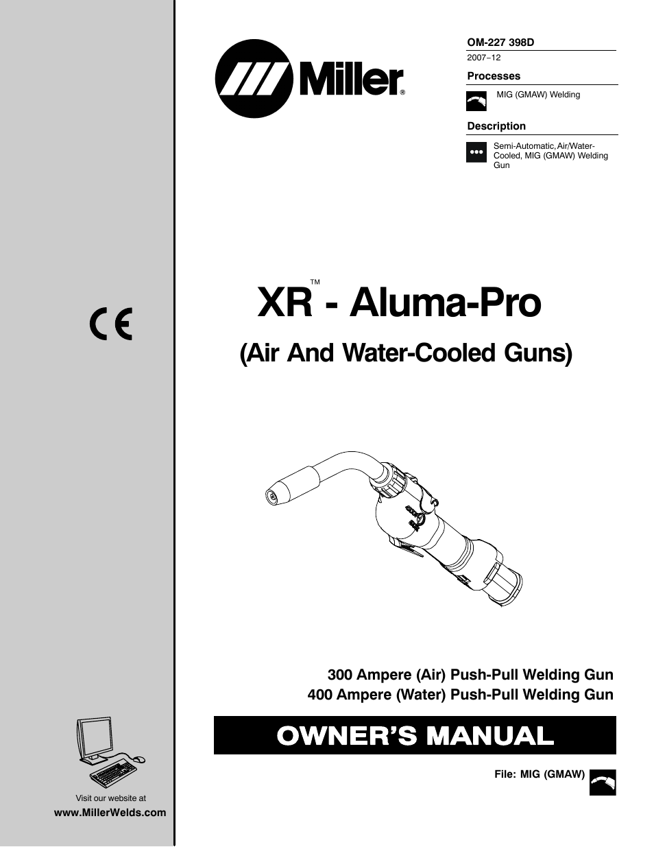 Miller Electric OM-227 398D User Manual | 36 pages