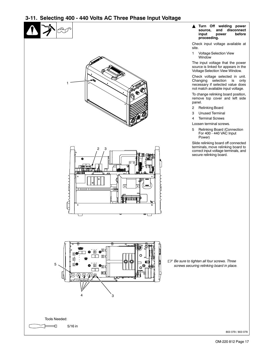 Miller Electric CST 250 VRD User Manual | Page 21 / 44