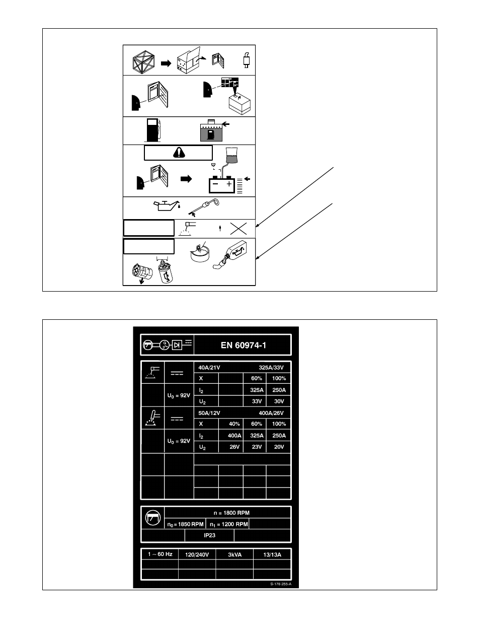 2. manufacturer’s rating label for ce products | Miller Electric Big Blue 401DXQ User Manual | Page 16 / 64