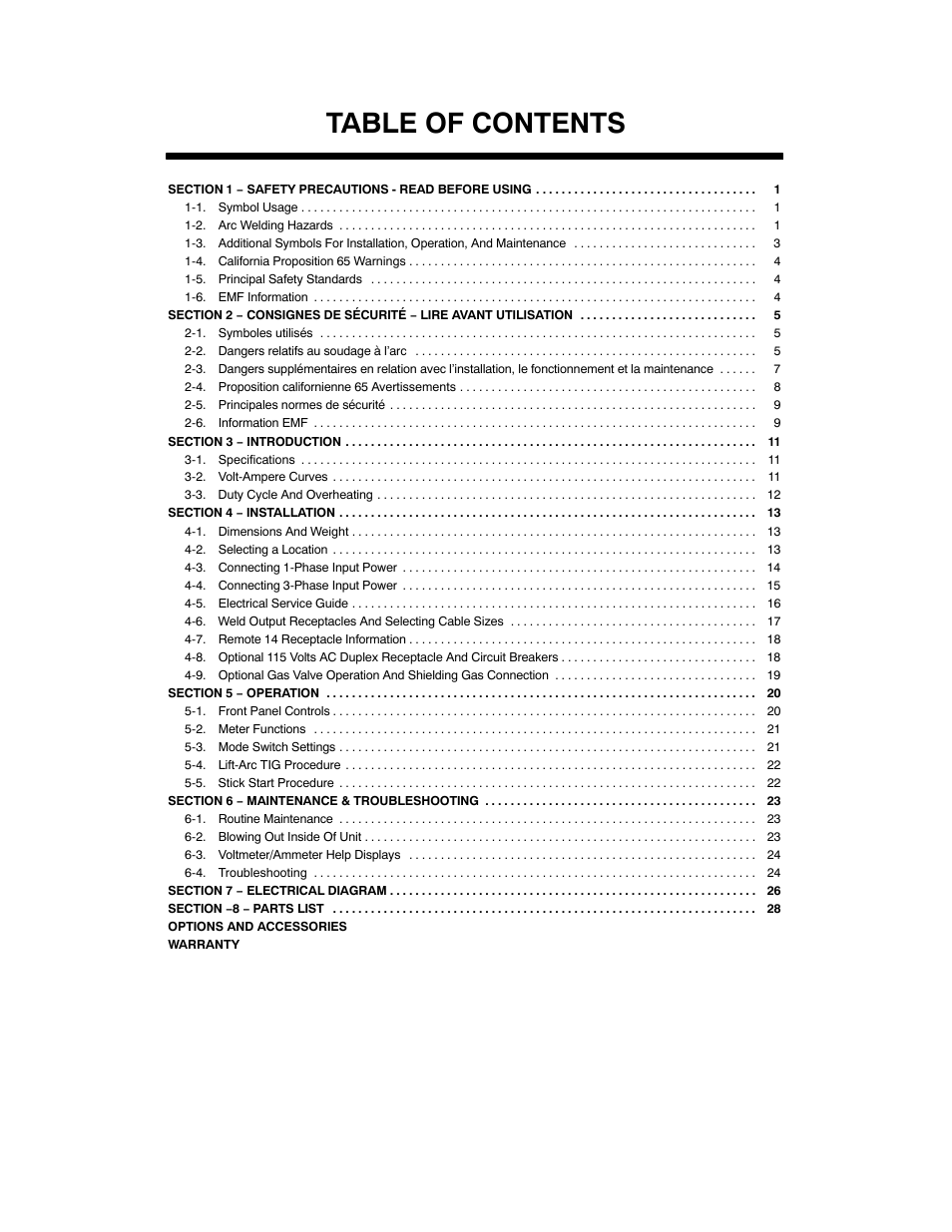 Miller Electric XMT 350 CC/CV User Manual | Page 3 / 40