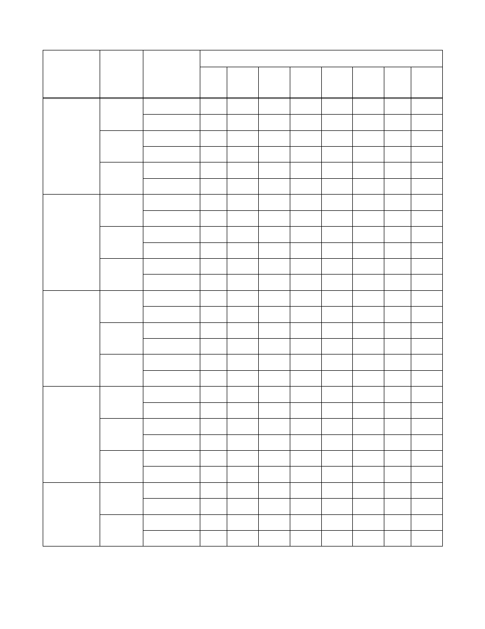 8. weld parameter | Miller Electric 172 M-10 Gun User Manual | Page 20 / 44