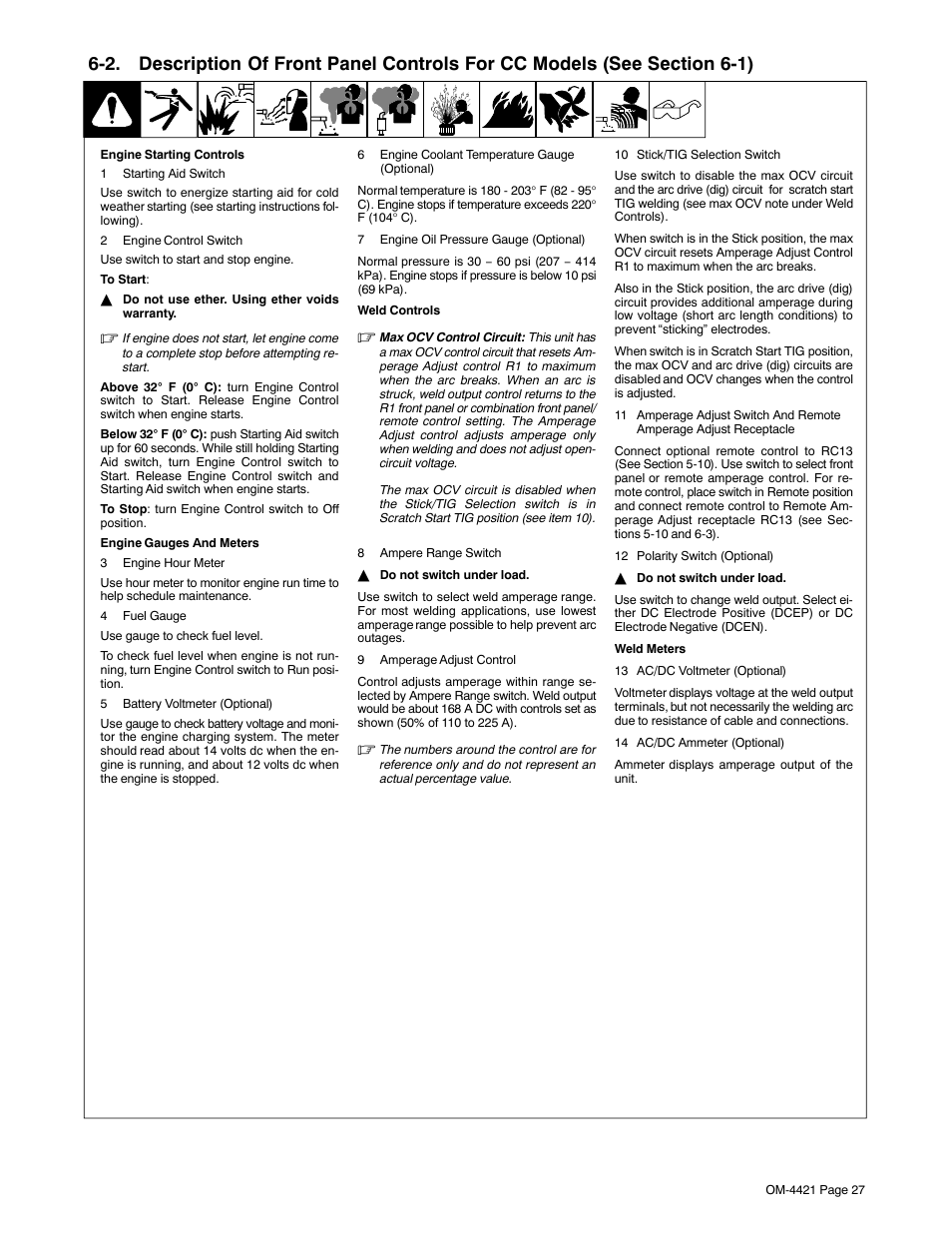 Miller Electric Big Blue 500 X User Manual | Page 33 / 92