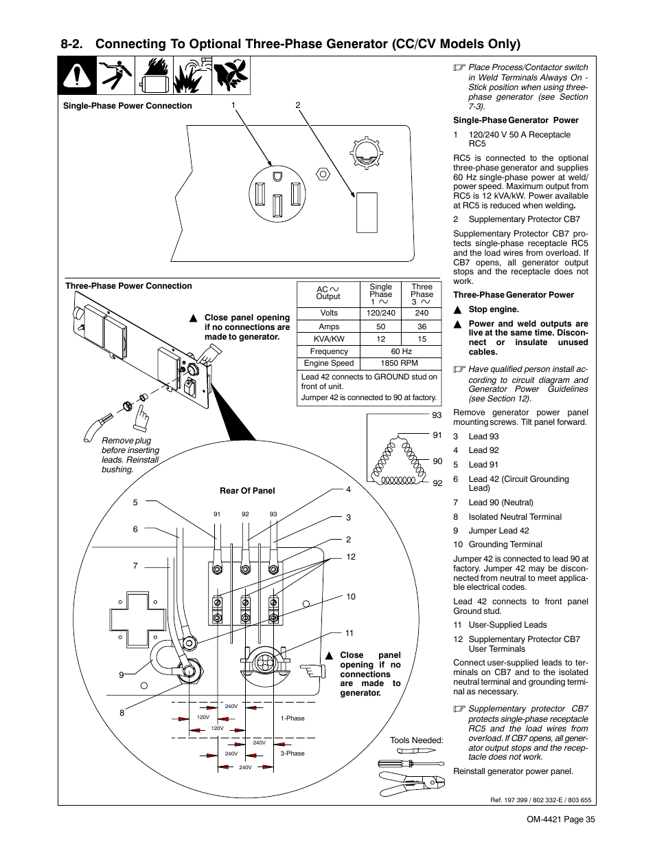 Miller Electric Big Blue 500 X User Manual | Page 41 / 92