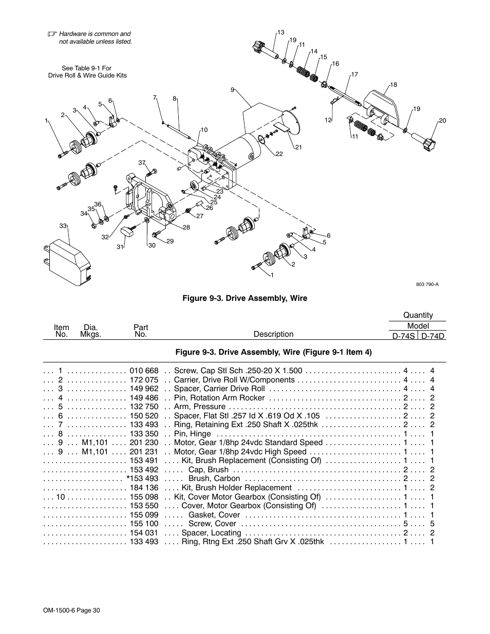 Miller Electric D-74D User Manual | Page 34 / 40