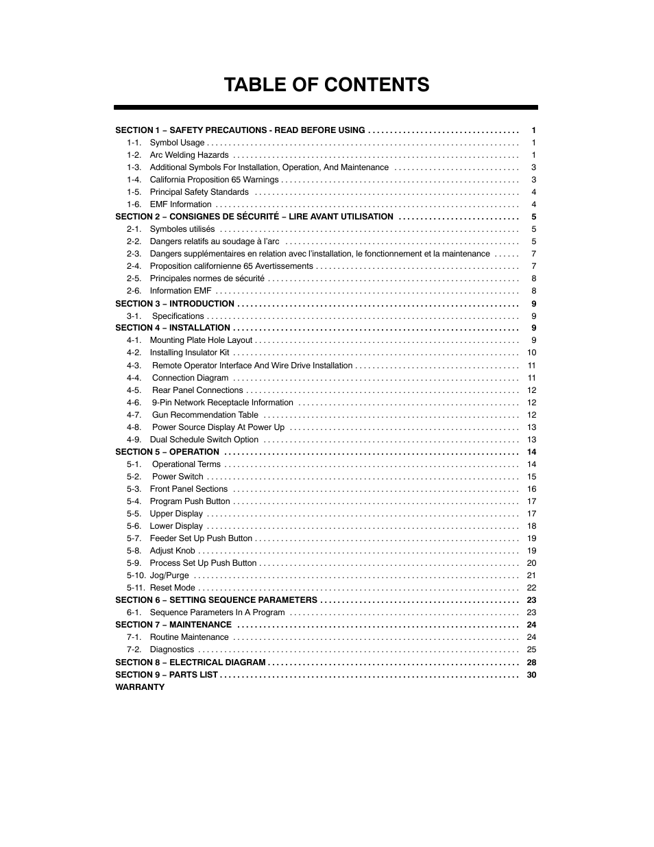 Miller Electric Remote Operator Interface User Manual | Page 3 / 40