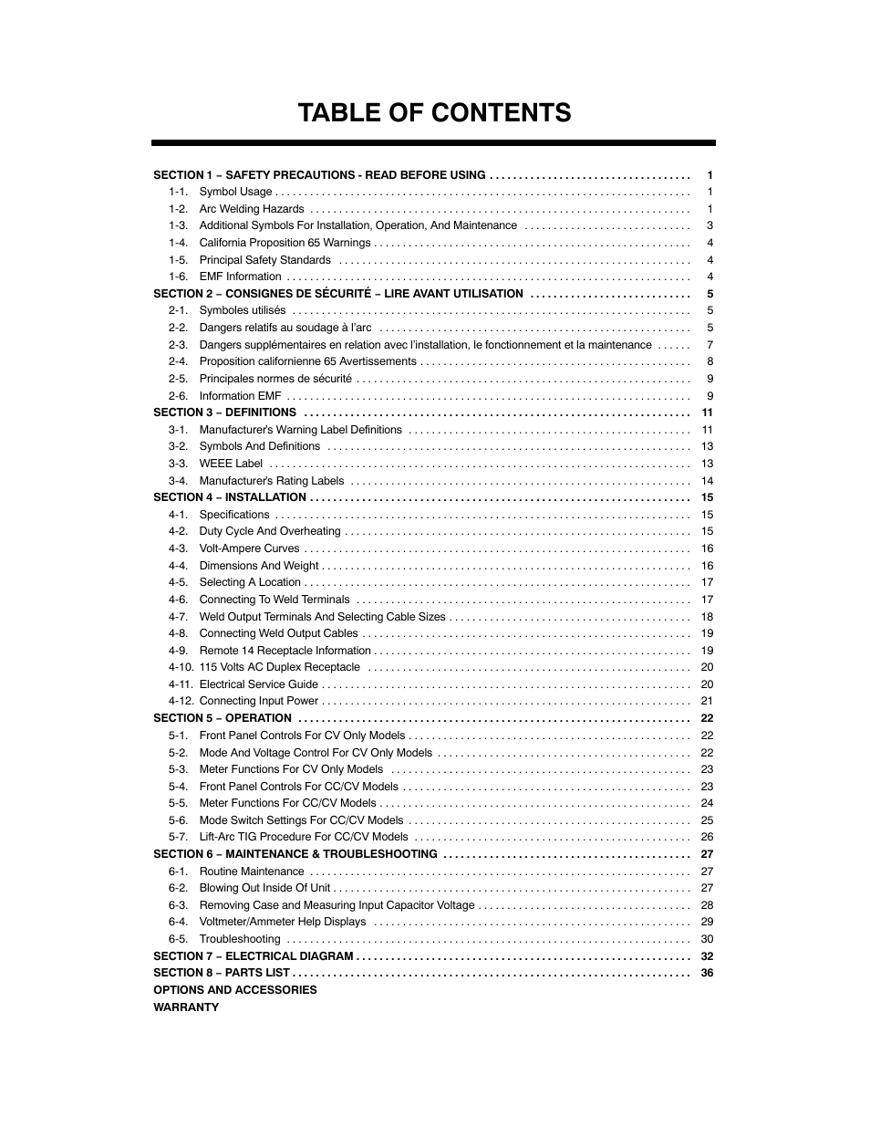 Miller Electric XMT 456 CC User Manual | Page 3 / 44