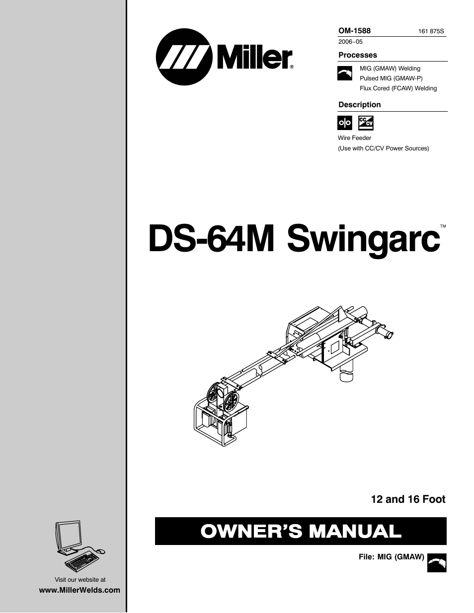 Miller Electric DS-64M Swingarc User Manual | 60 pages