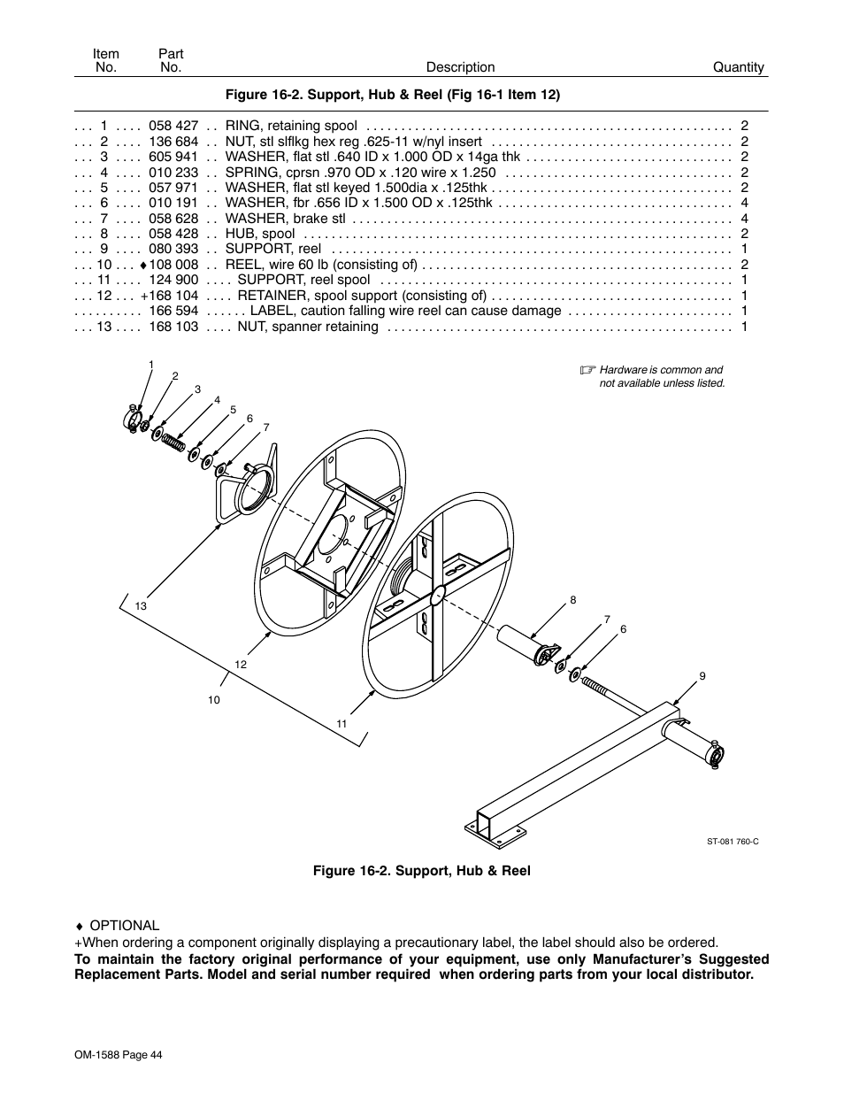 Miller Electric DS-64M Swingarc User Manual | Page 48 / 60