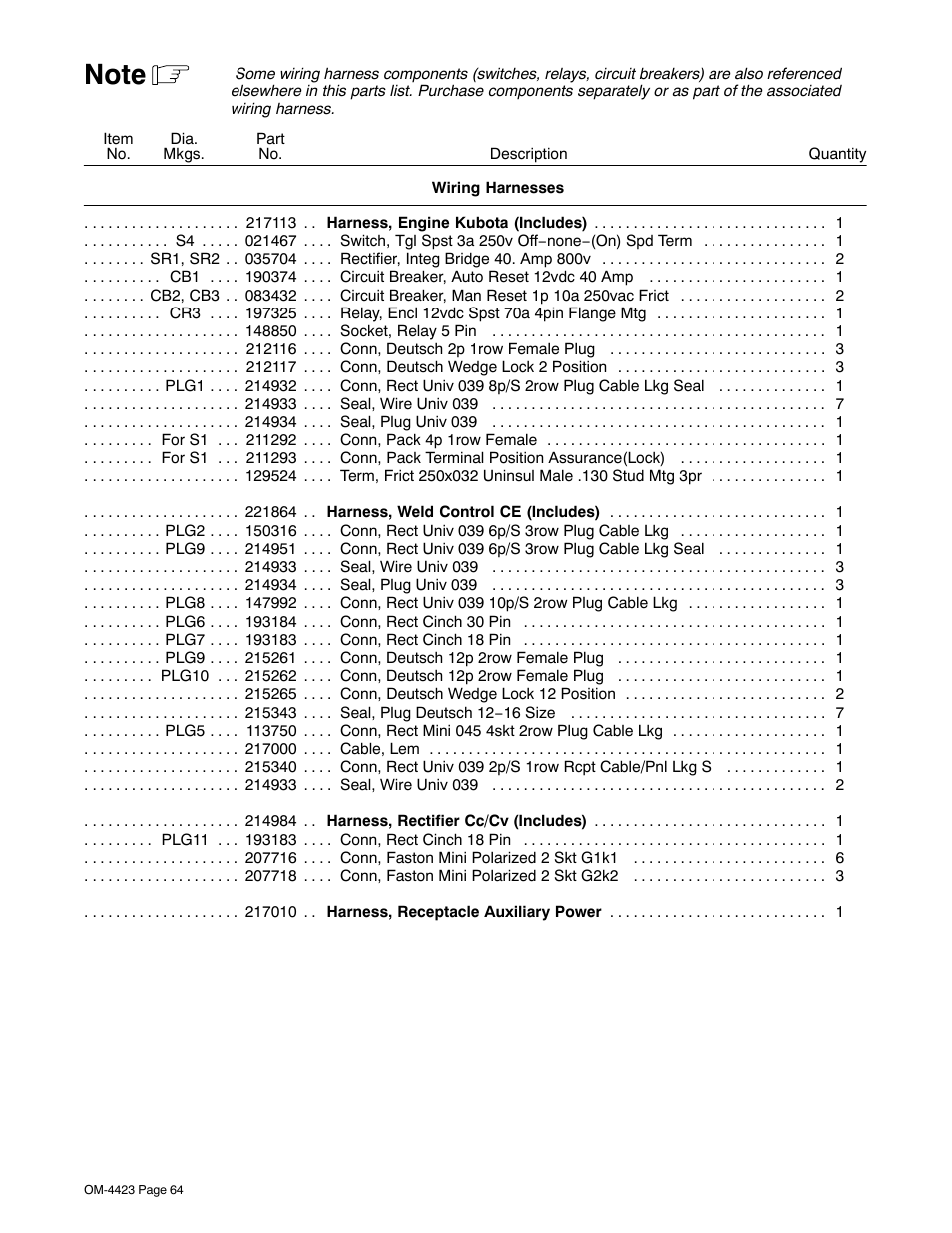 Miller Electric Big Blue 400 KX User Manual | Page 70 / 72