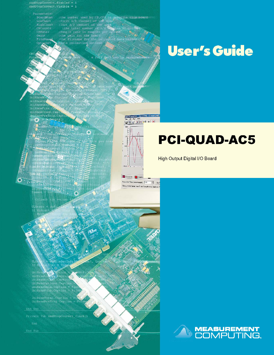 Measurement Specialties PCI-QUAD-AC5 User Manual | 24 pages