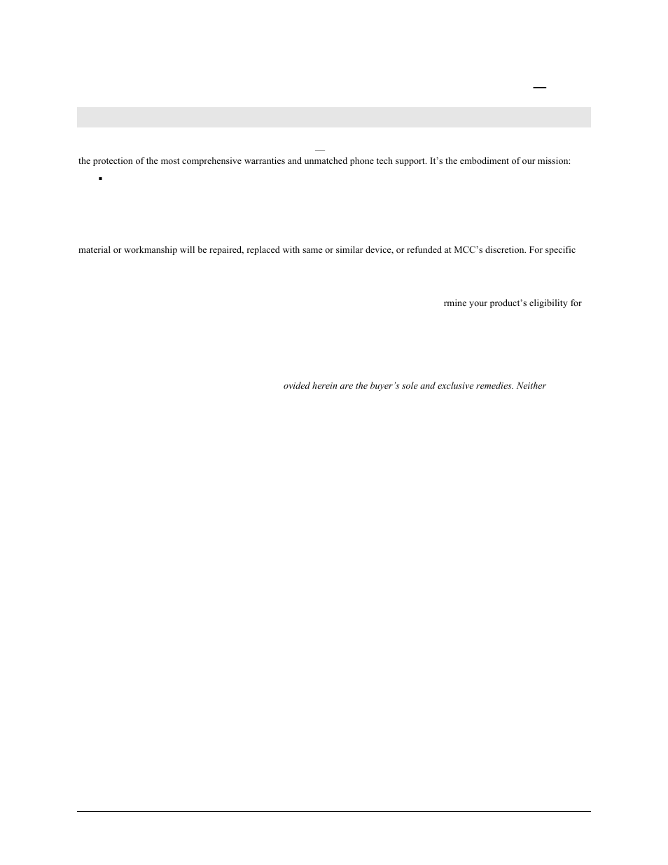 Management committed to your satisfaction | Measurement Specialties PCI-DIO24 User Manual | Page 3 / 18