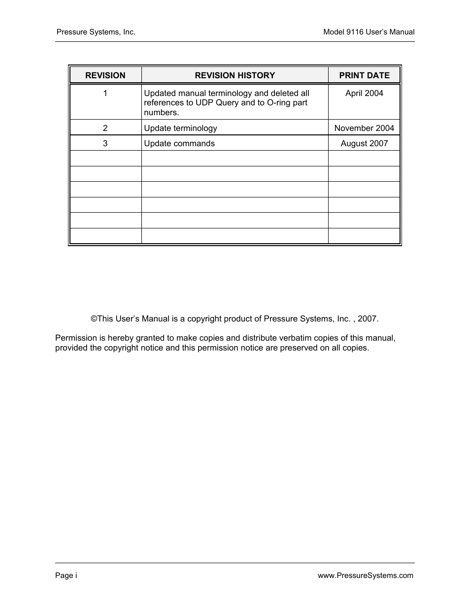 Measurement Specialties 9116 User Manual | Page 2 / 143