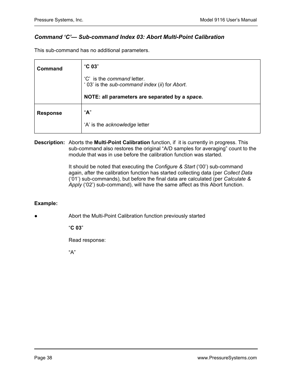 Measurement Specialties 9116 User Manual | Page 47 / 143