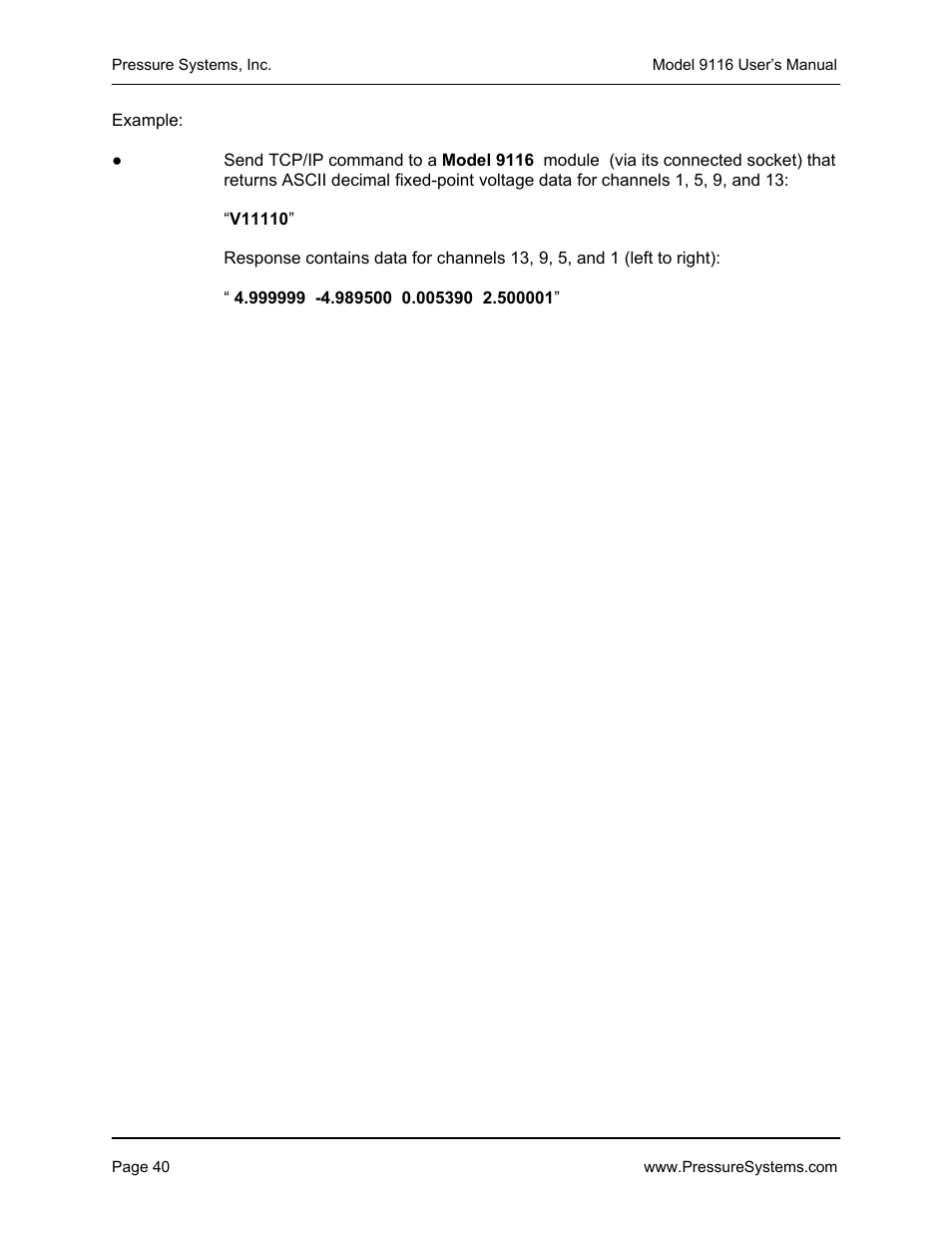 Measurement Specialties 9116 User Manual | Page 49 / 143