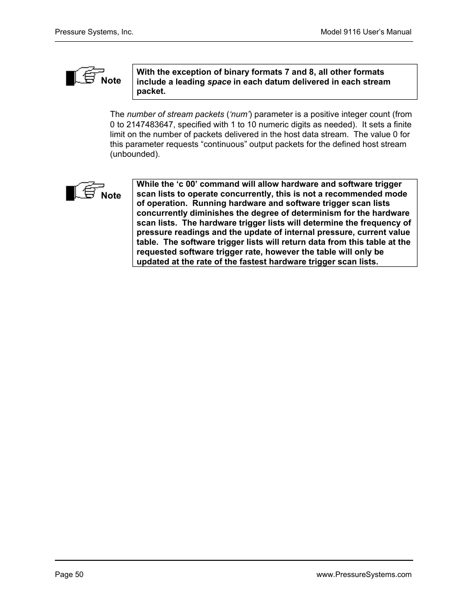 Measurement Specialties 9116 User Manual | Page 59 / 143