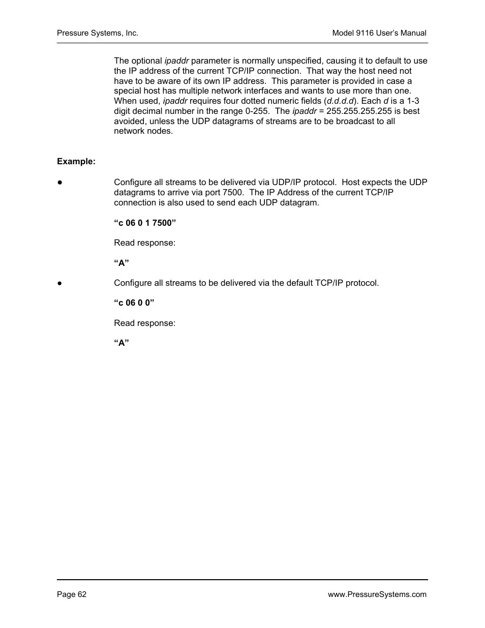 Measurement Specialties 9116 User Manual | Page 71 / 143