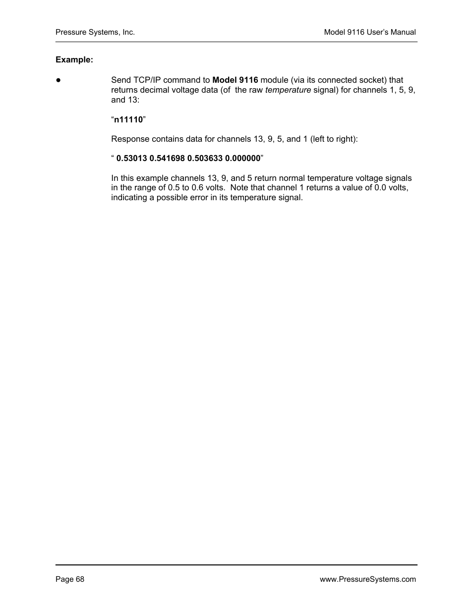Measurement Specialties 9116 User Manual | Page 77 / 143