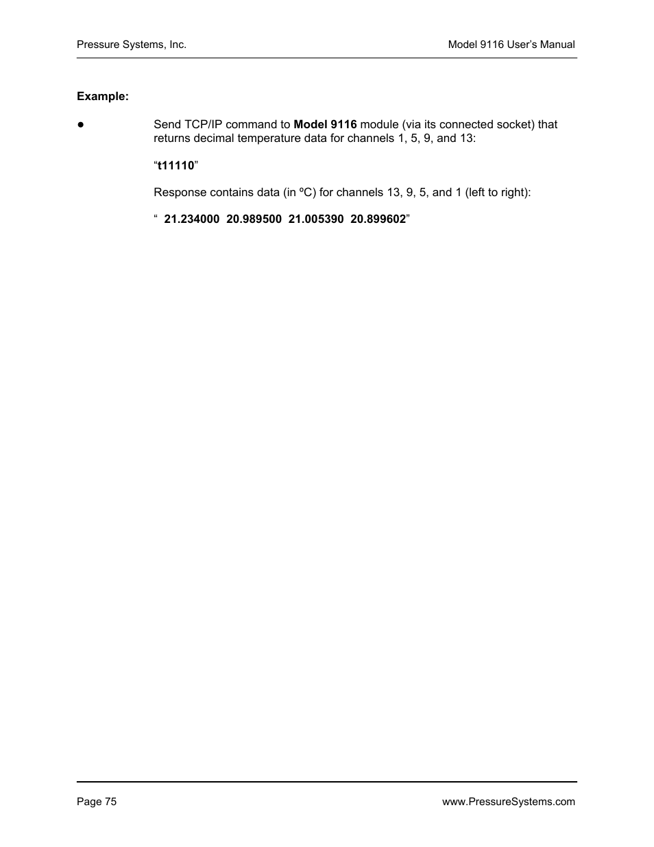 Measurement Specialties 9116 User Manual | Page 84 / 143