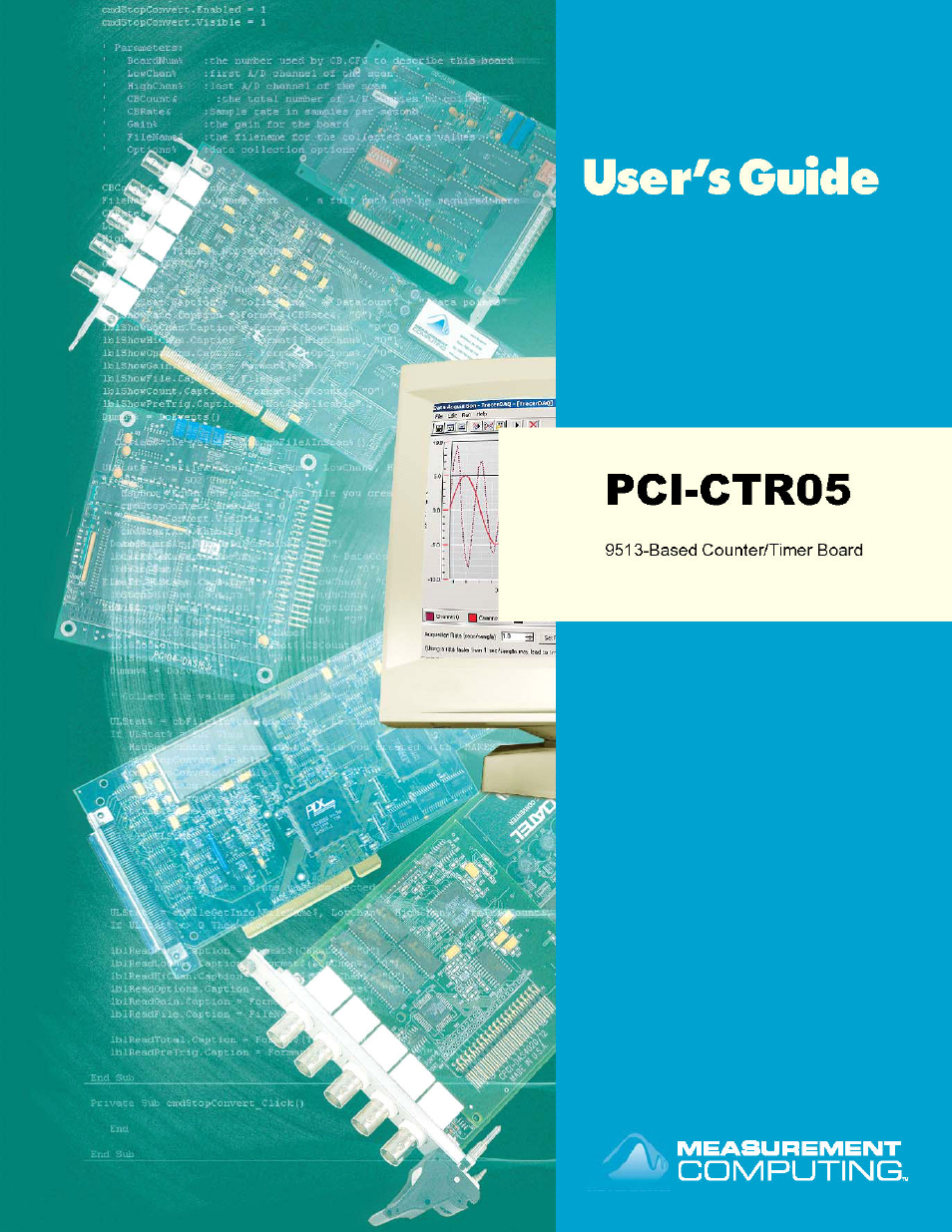 Measurement Specialties PCI-CTR05 User Manual | 21 pages