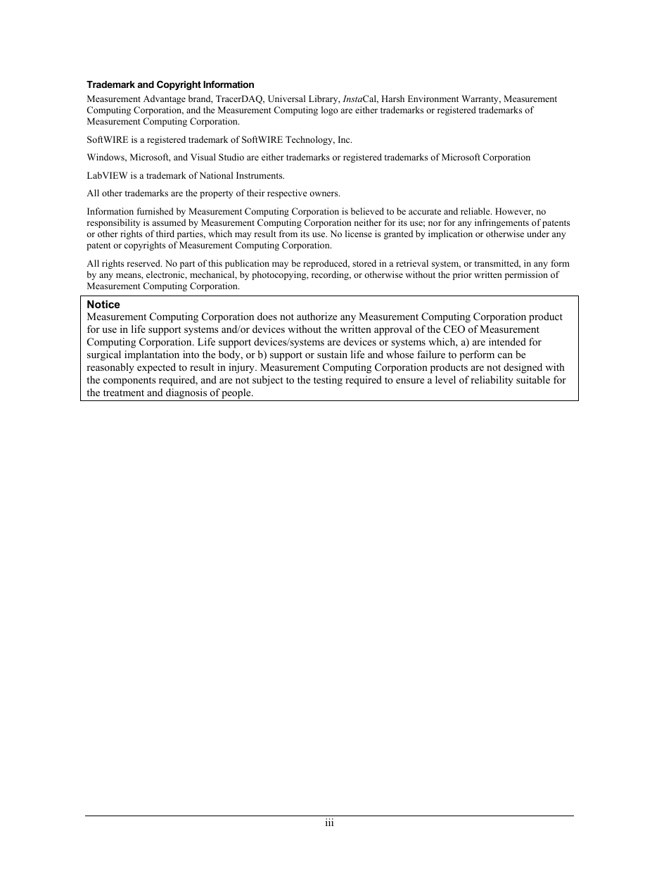 Measurement Specialties PCI-CTR05 User Manual | Page 4 / 21