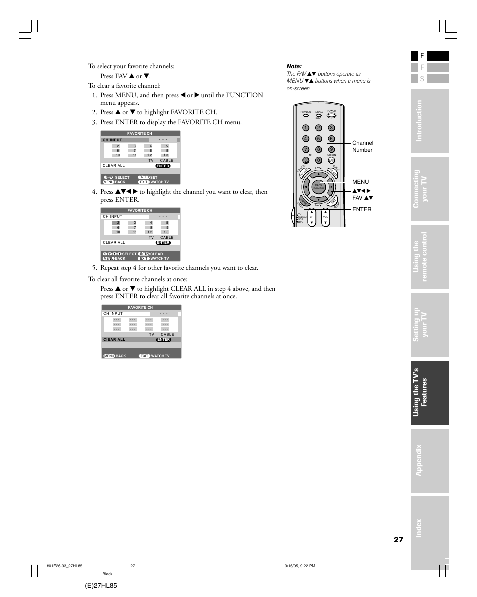 E)27hl85 | Mintek 27HL85 User Manual | Page 27 / 56