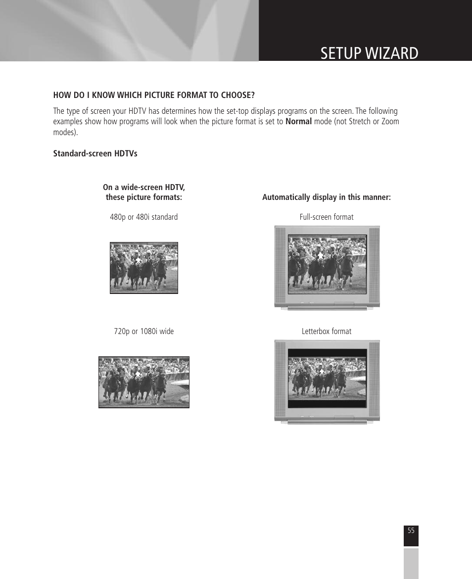 Setup wizard | Mintek High Definition Personal Video Recorder User Manual | Page 55 / 72