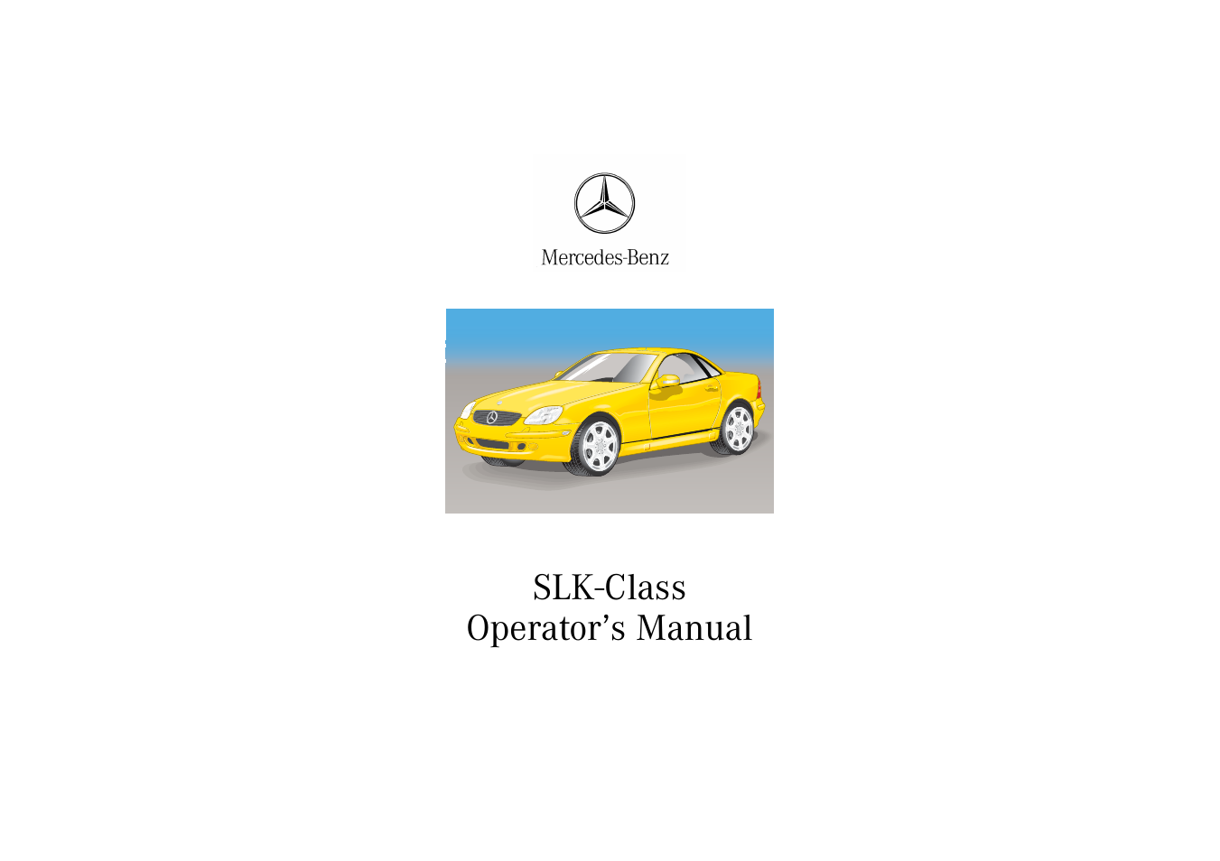 Mercedes-Benz 2002 SLK 320 User Manual | 290 pages