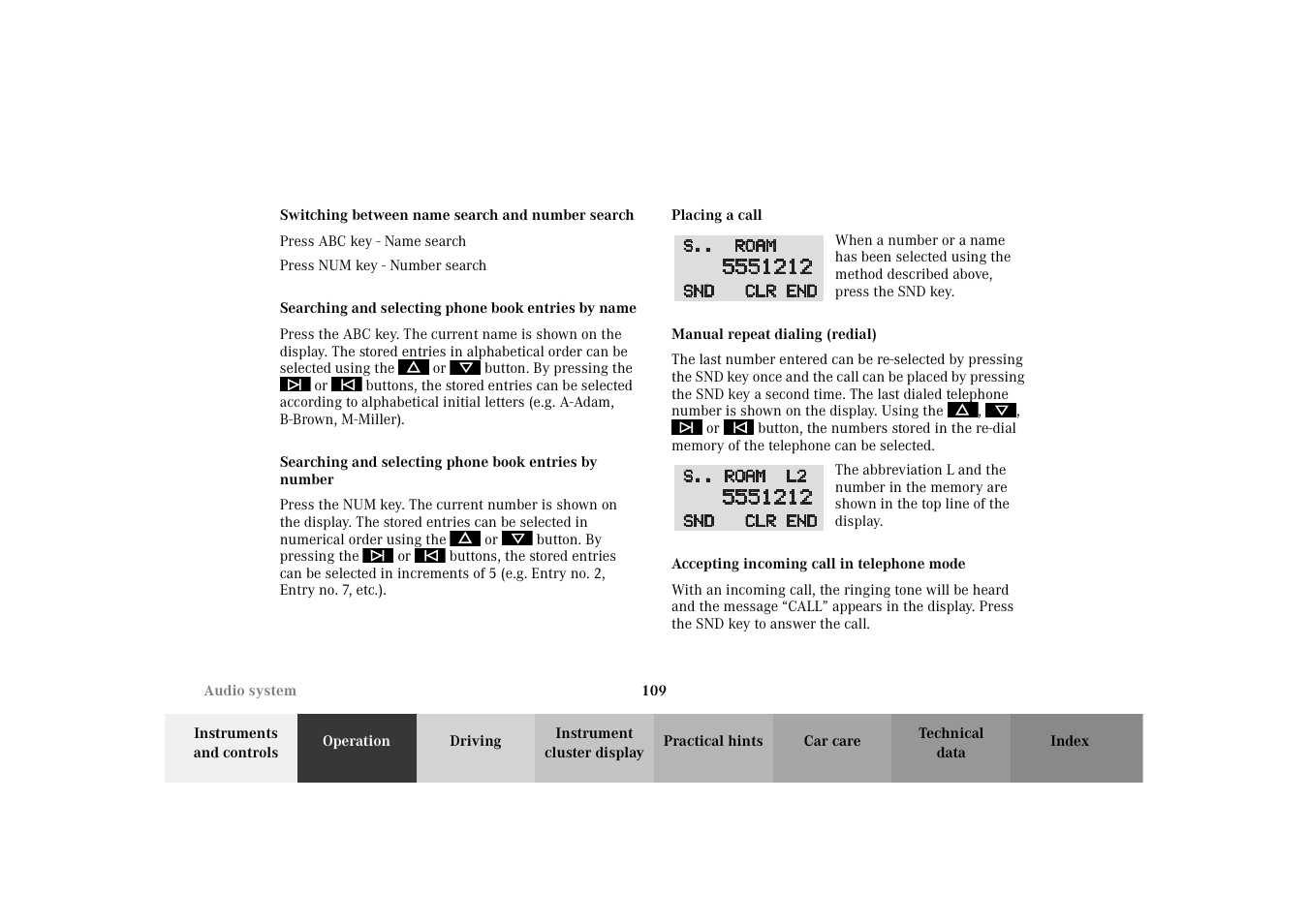 Mercedes-Benz 2002 SLK 320 User Manual | Page 112 / 290