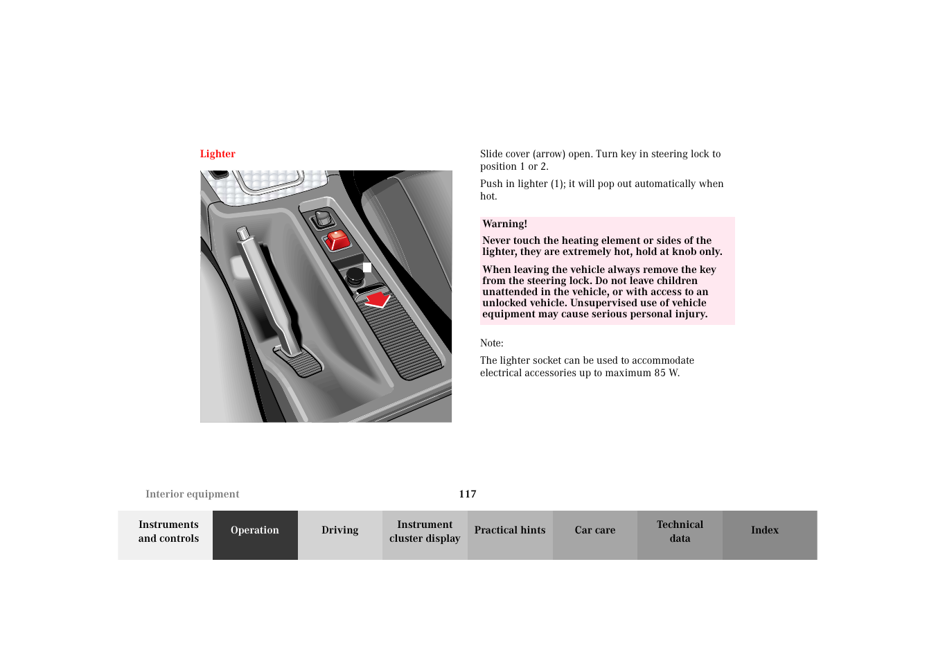 Mercedes-Benz 2002 SLK 320 User Manual | Page 120 / 290