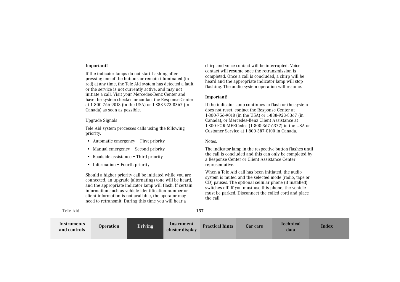 Mercedes-Benz 2002 SLK 320 User Manual | Page 140 / 290