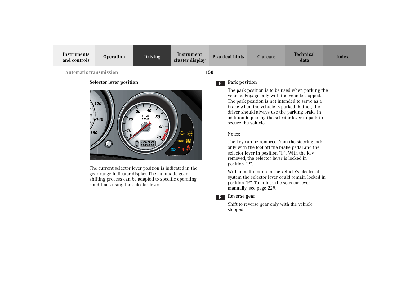 Mercedes-Benz 2002 SLK 320 User Manual | Page 153 / 290