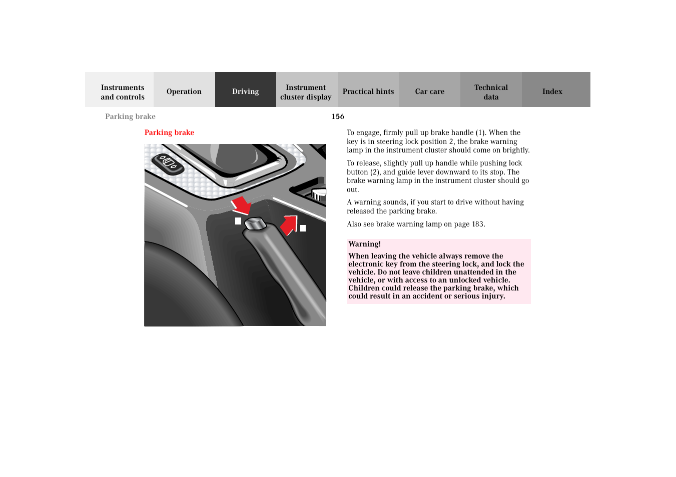 Mercedes-Benz 2002 SLK 320 User Manual | Page 159 / 290