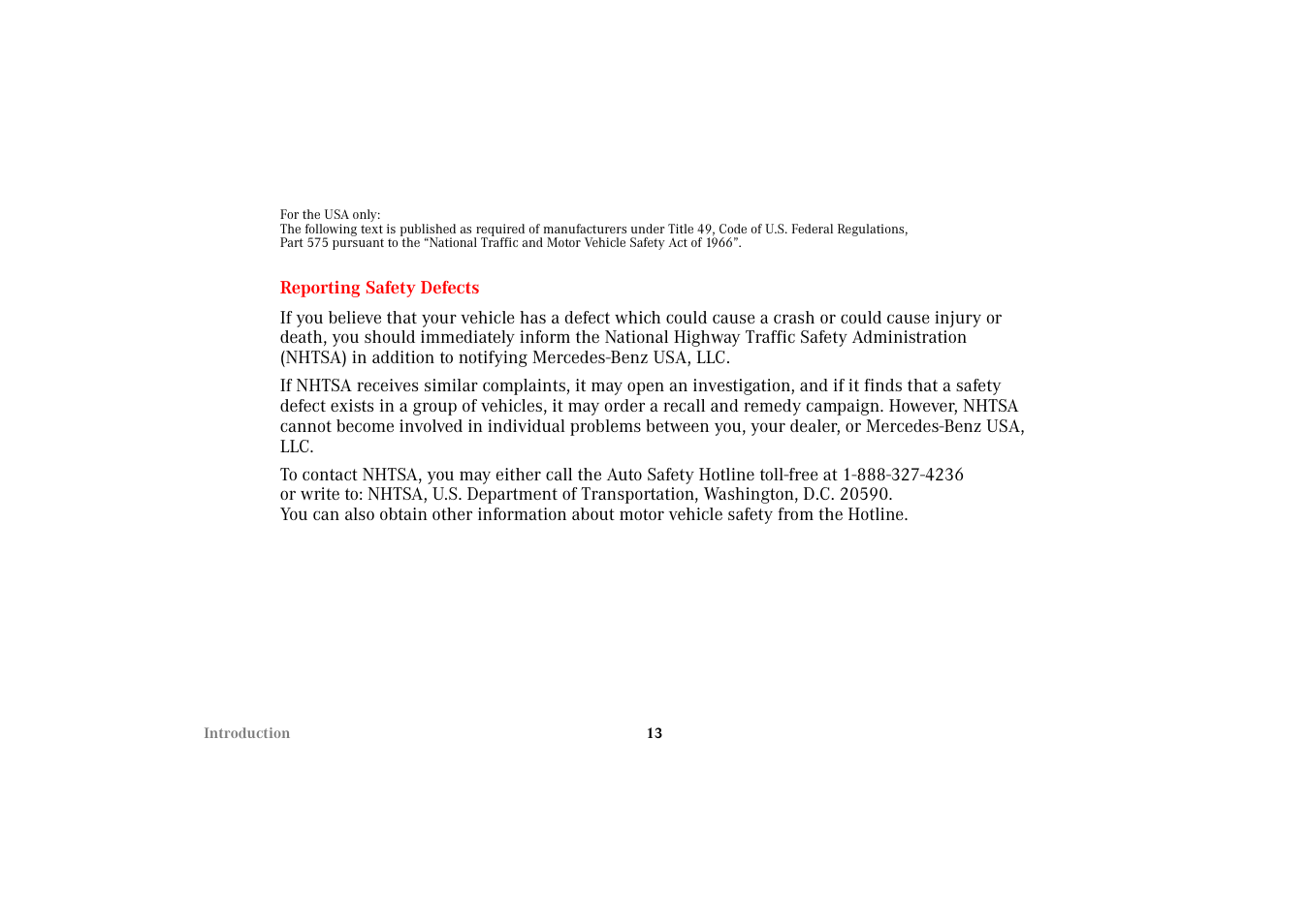 Mercedes-Benz 2002 SLK 320 User Manual | Page 16 / 290