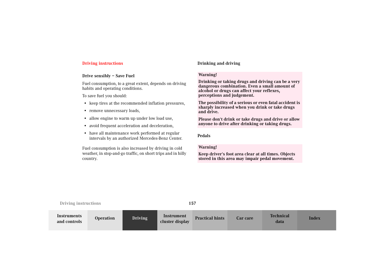 Mercedes-Benz 2002 SLK 320 User Manual | Page 160 / 290
