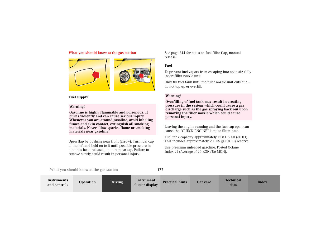 Mercedes-Benz 2002 SLK 320 User Manual | Page 180 / 290