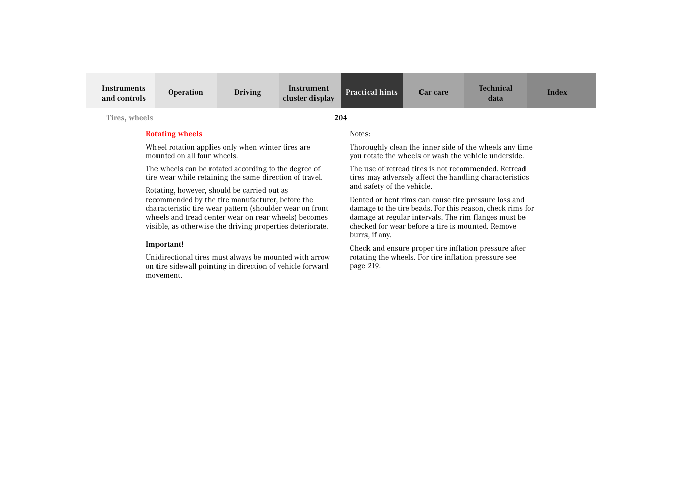 Mercedes-Benz 2002 SLK 320 User Manual | Page 207 / 290