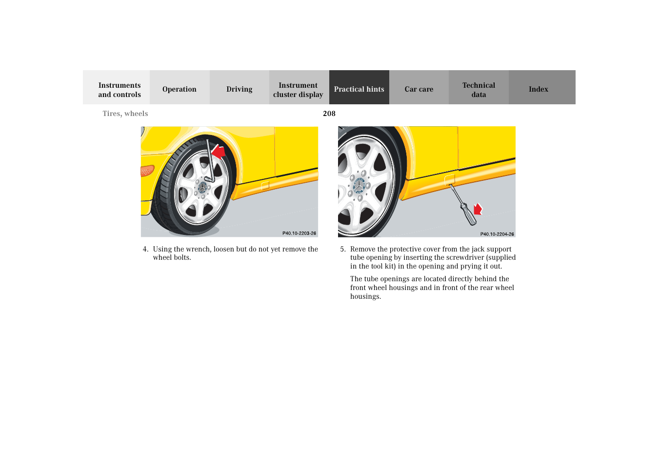 Mercedes-Benz 2002 SLK 320 User Manual | Page 211 / 290
